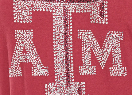 Texas A&M Aggies Jeweled Raglan V Neck