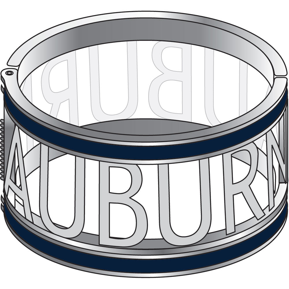 Auburn Tigers Hinged Cuff