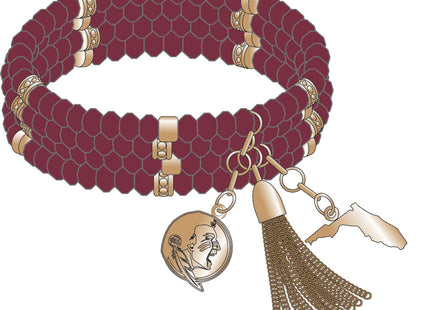 Florida State Seminoles Shelby Stretch Bracelet