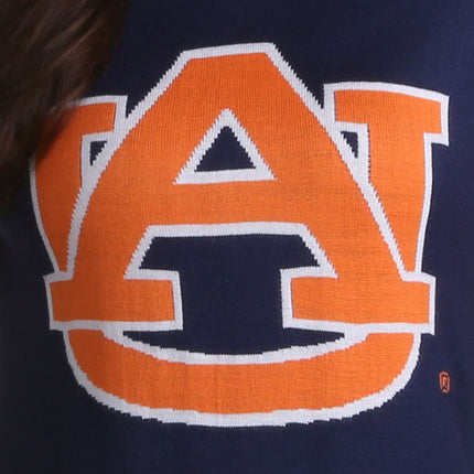 Auburn Tigers V Neck Logo Sweater