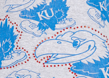 Kansas Jayhawks Rhinestone Tank