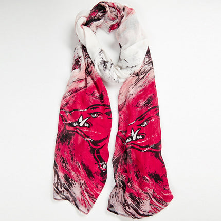 Arkansas Razorbacks Watercolor Scarf