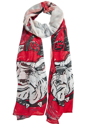 Georgia Bulldogs Watercolor Scarf