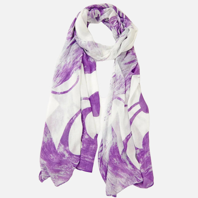 Kansas State Wildcats Watercolor Scarf