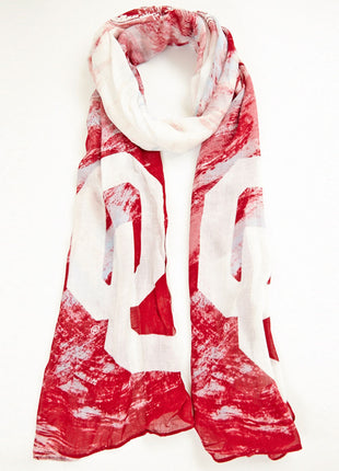 Oklahoma Sooners Watercolor Scarf