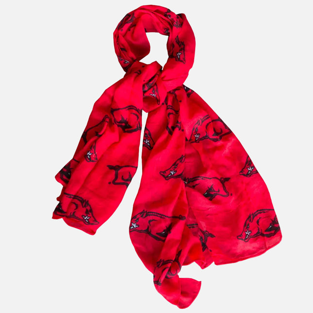 Arkansas Razorbacks Logo Scarf