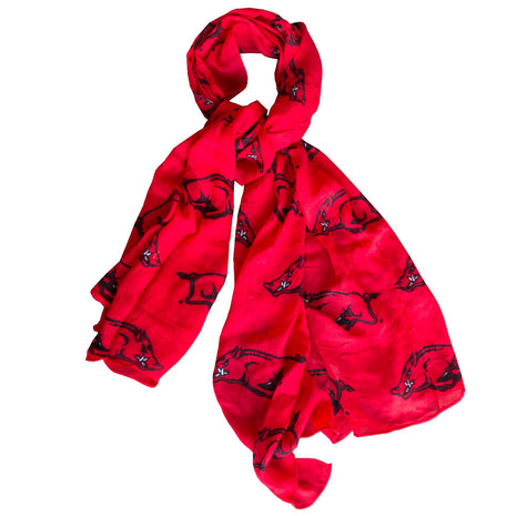 Arkansas Razorbacks Logo Scarf