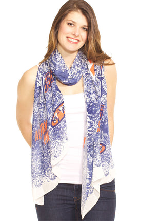 Auburn Tigers Lace Print Scarf