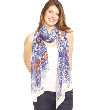 Auburn Tigers Lace Print Scarf
