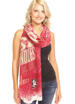 Florida State Seminoles Lace Print Scarf