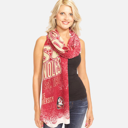 Florida State Seminoles Lace Print Scarf