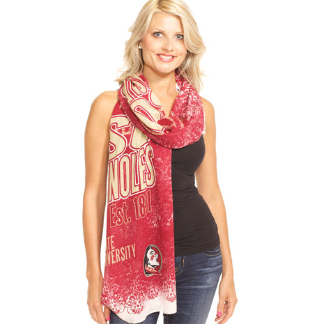 Florida State Seminoles Lace Print Scarf