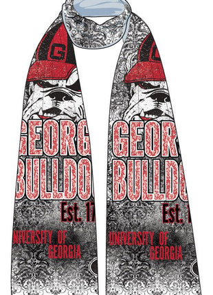 Georgia Bulldogs Lace Print Scarf
