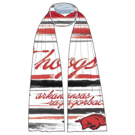 Arkansas Razorbacks Wave Scarf