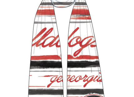 Georgia Bulldogs Wave Scarf
