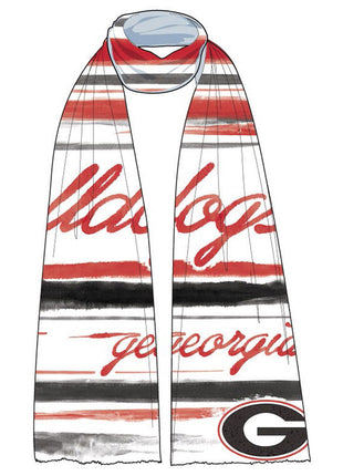 Georgia Bulldogs Wave Scarf