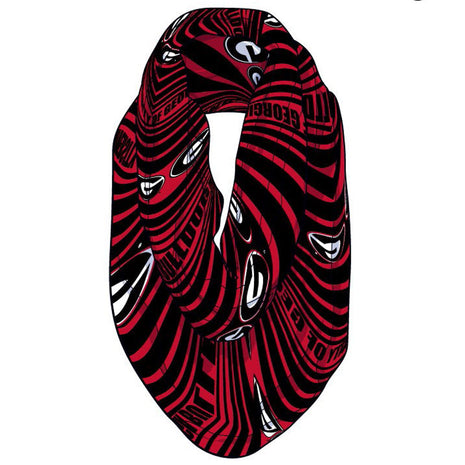Georgia Bulldogs Sheer Print Infinity Scarf