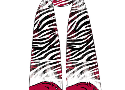 Arkansas Razorbacks Animal Print Scarf