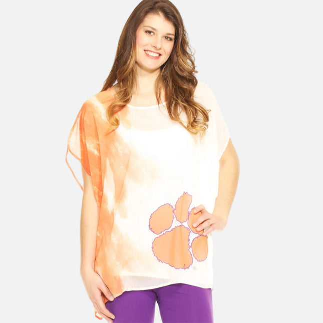 Clemson Tigers Sheer Tunic
