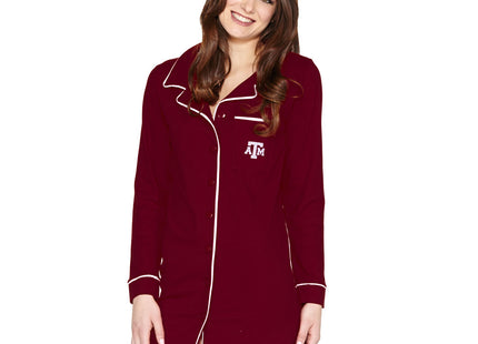 Texas A&M Aggies Button Down Nightshirt