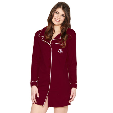 Texas A&M Aggies Button Down Nightshirt