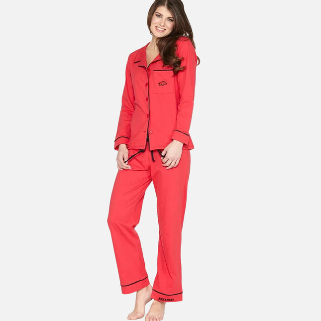 Arkansas Razorbacks Pima Cotton Pajama Set